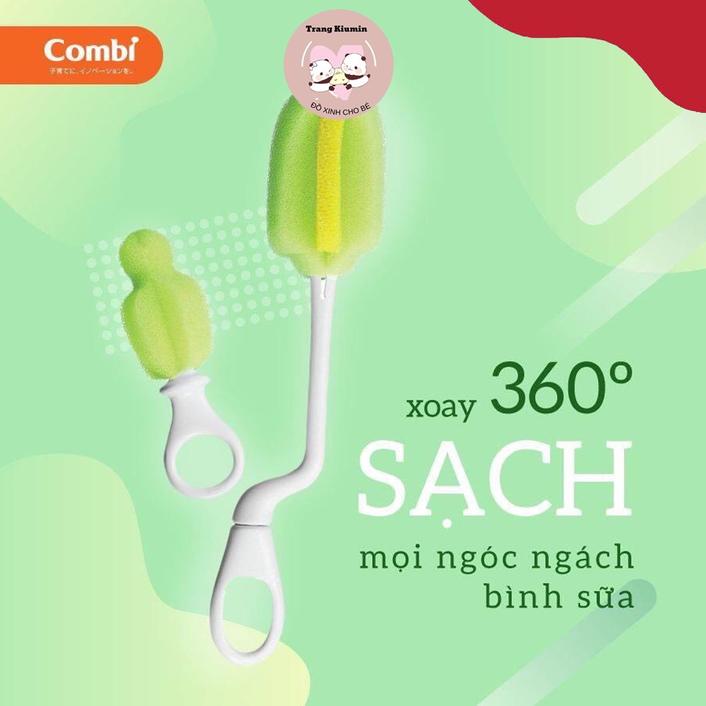 Bộ Cọ Rửa Bình Sữa Combi