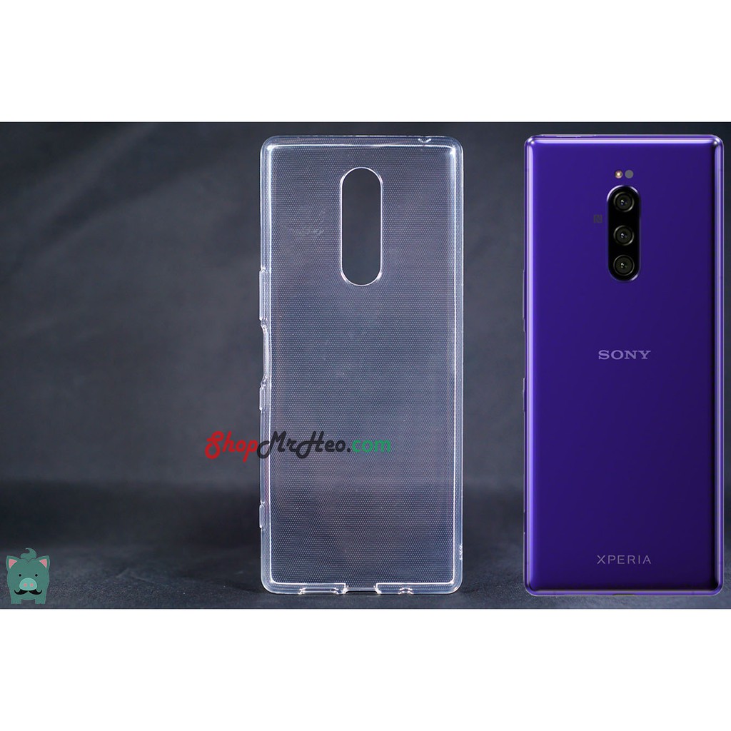 Ốp Lưng Dẻo Trong Suốt Sony Xperia 1 - Sony 5 - Hàng Đẹp Chuẩn