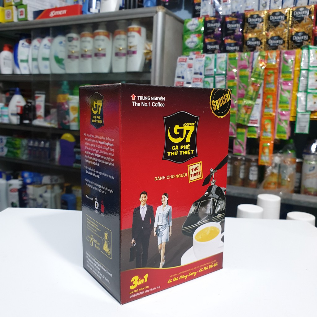 CÀ PHÊ -  COFFEE G7 THỨ THIỆT HỘP 18 GÓI * 16G