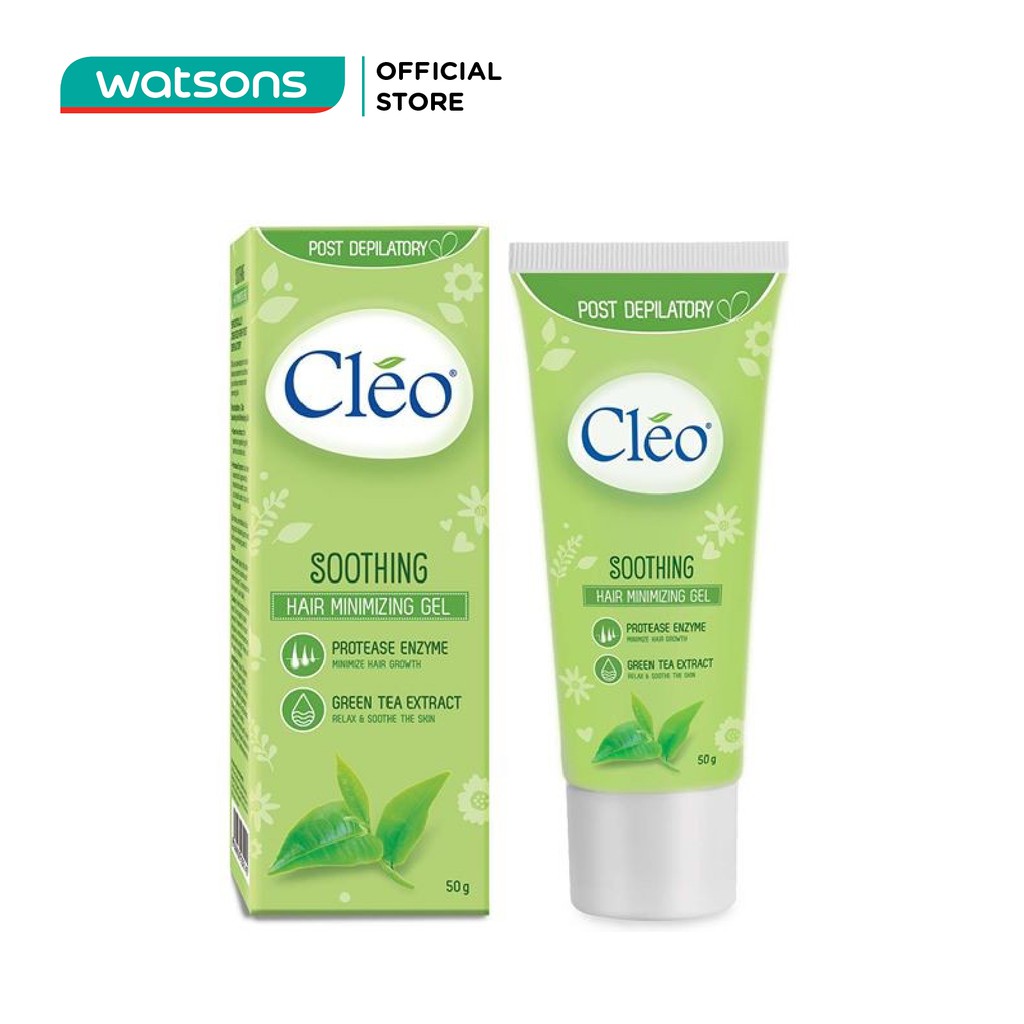 Gel Làm Dịu Da Sau Tẩy Lông Cléo Giúp Chậm Mọc Lông 50g