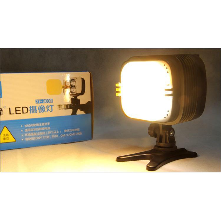 Đèn Led Video Zifon ZF-3000 Version II  + Bộ 01 pin và 01 sạc F970
