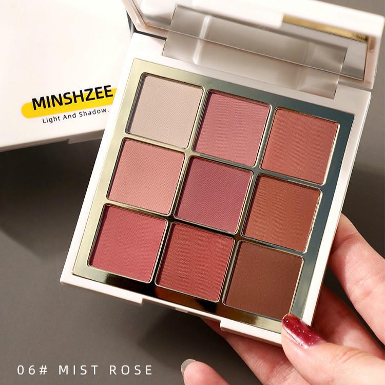 Bảng phấn mắt Minshzee tông màu lì và lấp lánh dùng trang điểm chuyên nghiệp | BigBuy360 - bigbuy360.vn