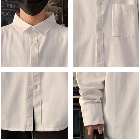 Áo Sơ Mi Cổ Bẻ chất cotton Form Rộng Chất Đẹp Siêu Hot Sơ mi unisex nam nữ đều mặc được