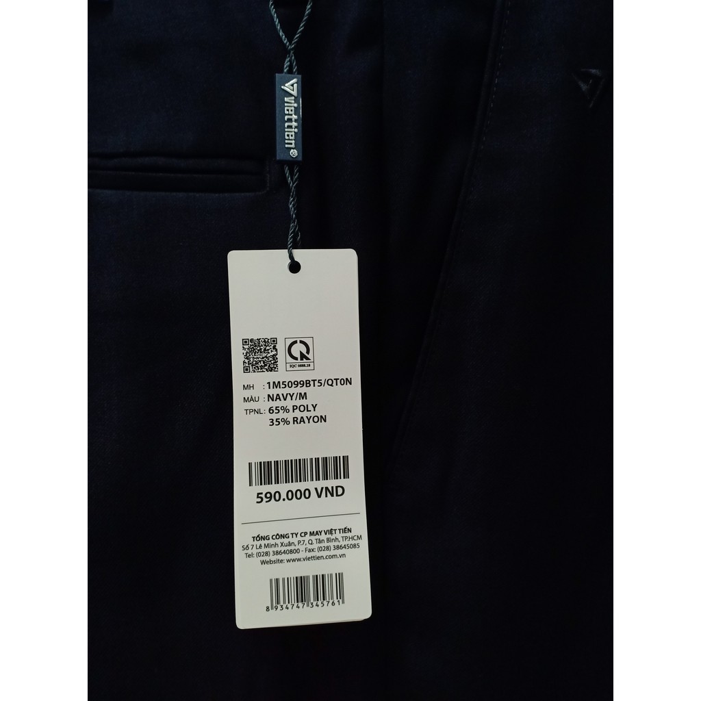 Quần âu việt tiến ( tím than) 5099-5030