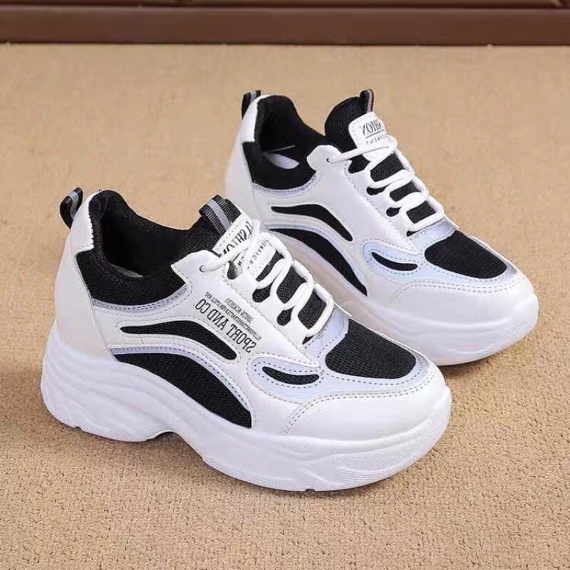 GIÀY THỂ THAO NỮ ĐỘN ĐẾ SPORT THỜI TRANG CÁ TÍNH