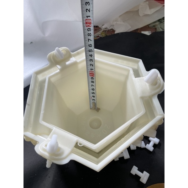 Khuôn đúc chậu lục giác 20 nhựa ABS có lòng trong