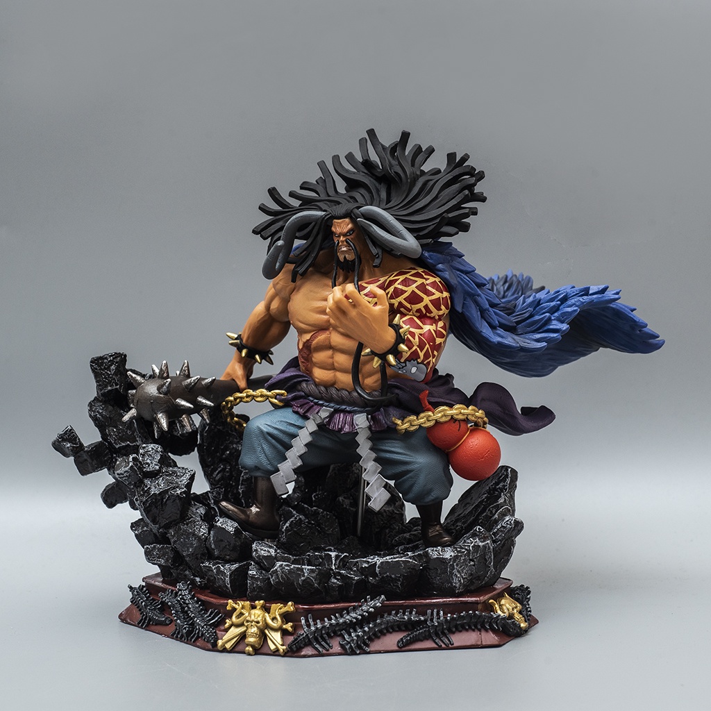 Mô hình One Piece tứ hoàng Kaido dạng người cao 19cm - Mô hình trang trí One Piece Figure Kaido bách thú Haki Shop