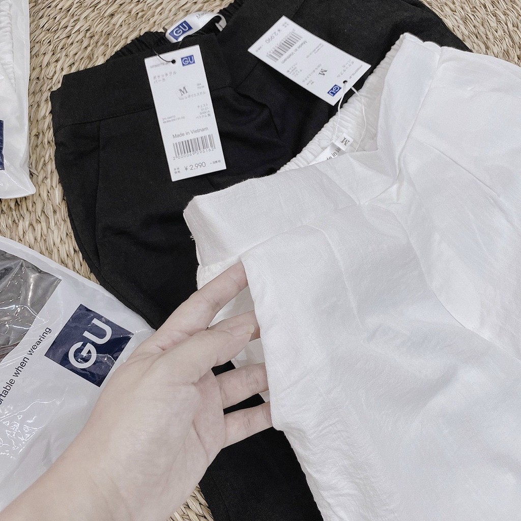 Quần đũi Nhật, ống rộng, dài 100cm - Quần culottes đũi dáng dài ống rộng siêu Hot dáng suông