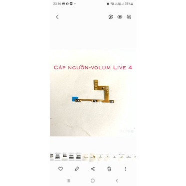 Cáp Nguồn và Volum JOY4  V441 và Live4 V640