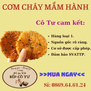 [10 bịch] Cơm cháy chiên mắm hành hàng loại 1 xưởng Bếp Cô Tư
