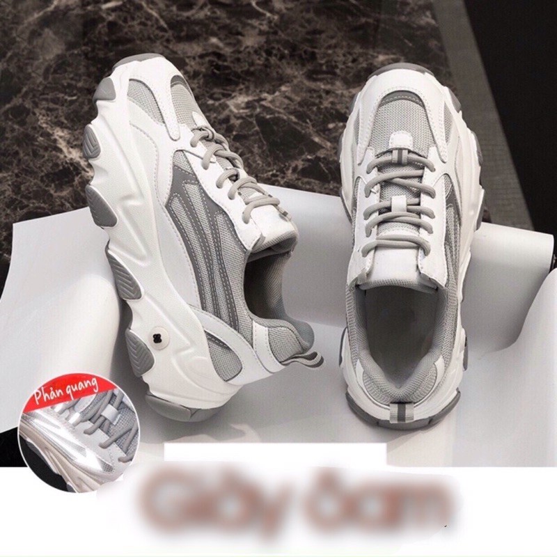 (video) giày thể thao nữ phản quang sườn (freeship)