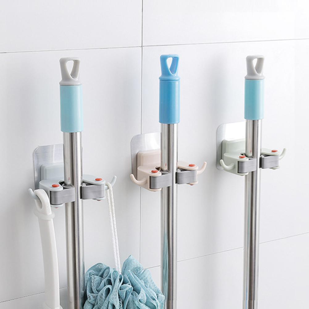 Móc dán tường treo cây lau nhà tiện lợi