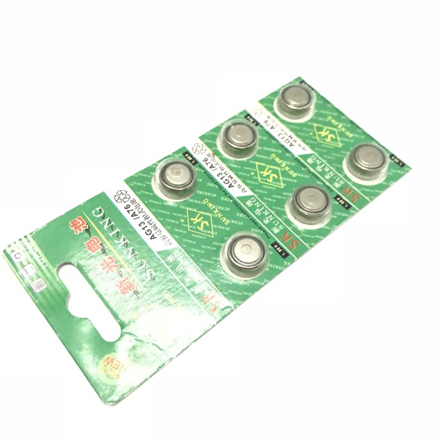 Pin cúc áo bỏ đèn pin loại tốt 6 viên