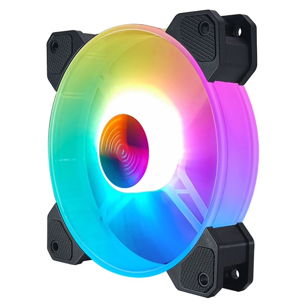 Bộ 2 Quạt + Hub Khiển Coolmoon X - Led RGB - Đồng Bộ Hub Coolmoon - Hàng chính hãng