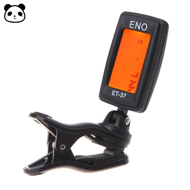 ENO Acoustic Guitar Tuner LCD Mini Clip-on Tuner for Guitar Chromatic Bass Violin Ukulele