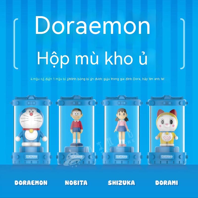 Mô Hình Búp Bê Doraemon Nobita Shizuka Hatching Warehouse hộp mù Quà tặng búp bê anime