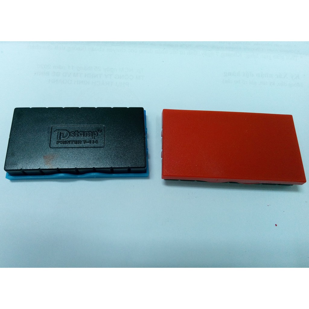 Khay Mực/ Thẻ Mực/ Tampon TDstamp T-414 Dùng Cho Dấu TDstamp T-414