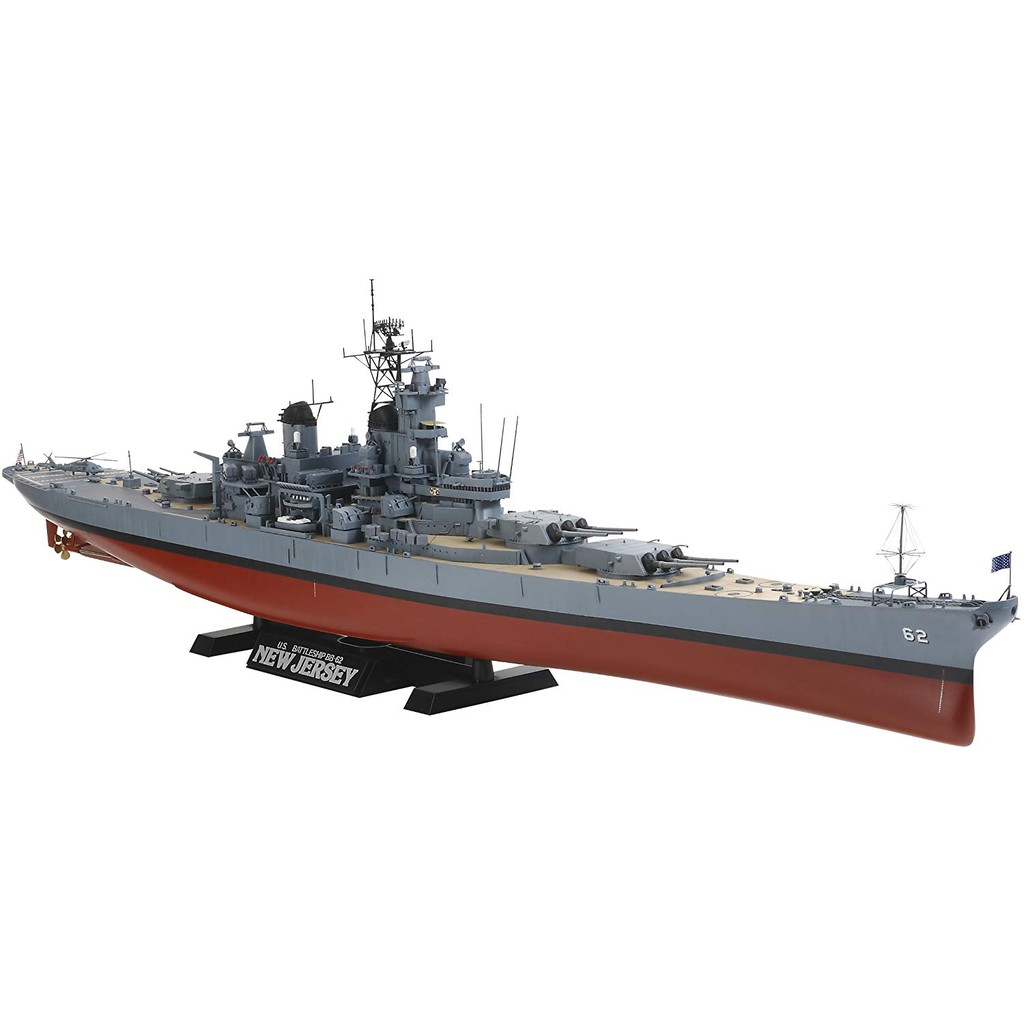 Mô Hình Lắp Ráp US Tàu Chiến Battleship New Jersey BB-62 Model Kit Tamiya Model Tỉ Lệ 1/350