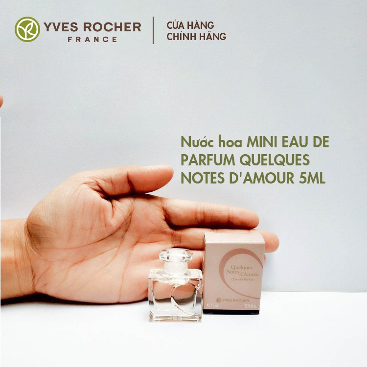 [Mã COS2301 -8% ĐH400K]Nước Hoa Yves Rocher Mini EDP Quelques Notes D'amour 5ml (HSD: 31/12/2021) | BigBuy360 - bigbuy360.vn