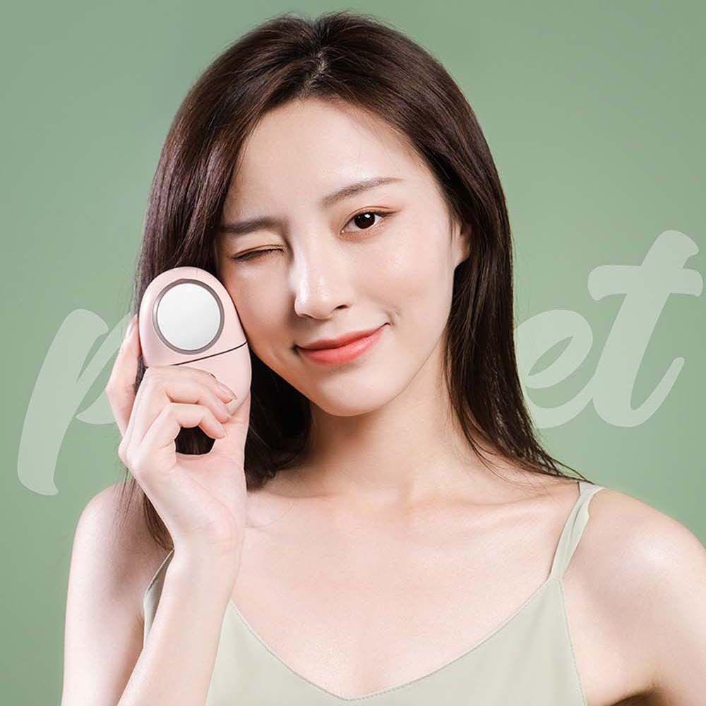 OCEANMAP Máy Xông Hơi Nano Mini Kèm Gương Trang Điểm Chăm Sóc Da Mặt Có Thể Sạc Lại Bằng Cổng USB