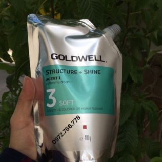 THUỐC UỐN GOLDWELL STRUCTURE + SHINE 400ML