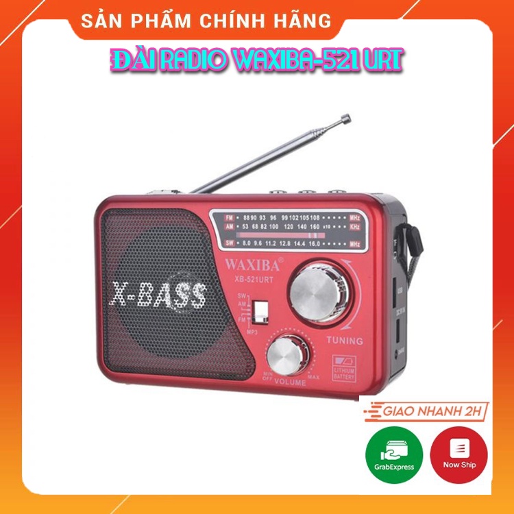 Đài Radio WAXIBA SONY SW-521UT Cao Cấp. Nghe Đài Radio, FM, Hỗ Trợ Đèn Trợ Sáng, Dễ Dàng Sử Dụng. Bảo Hành 12 Tháng