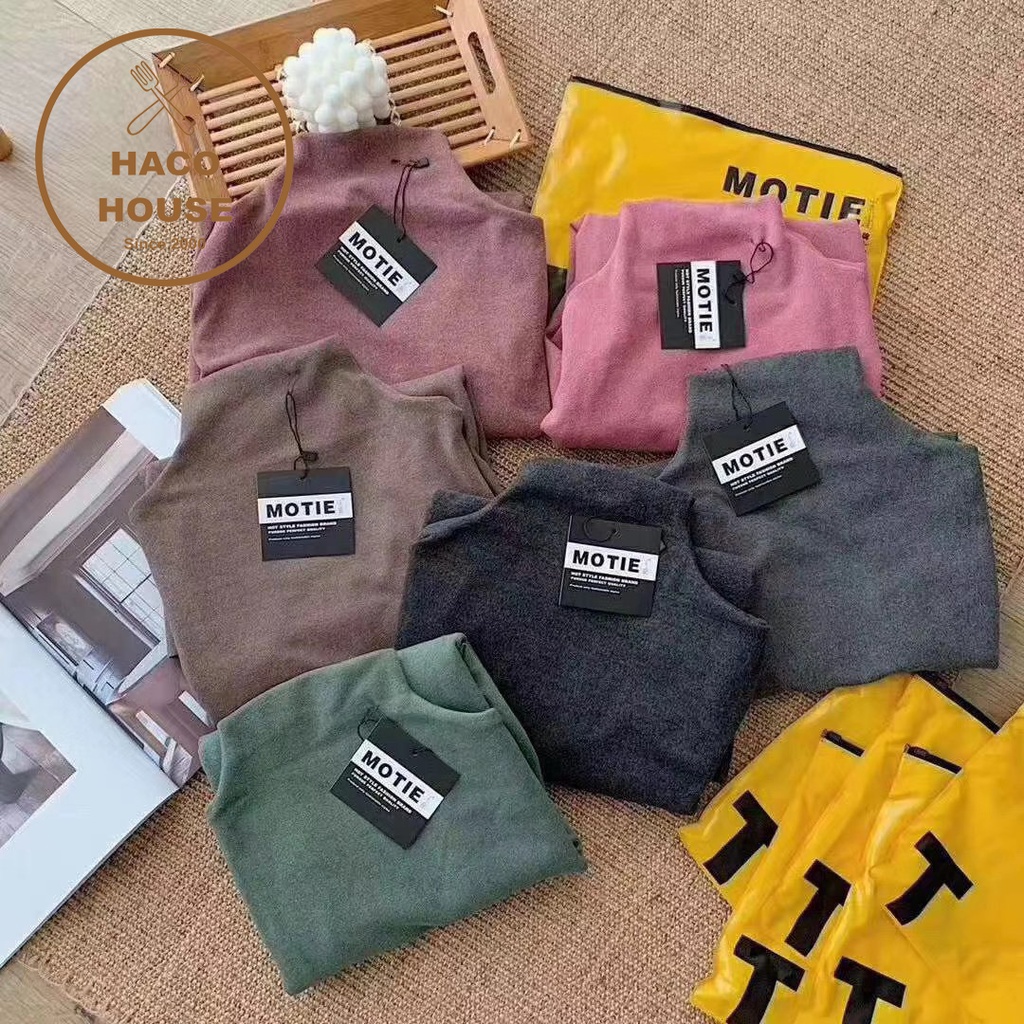 Áo Giữ Nhiệt Nữ Xuất Nhật ❤️FREESHIP❤️ Cổ 3 phân xuất nhật Motie