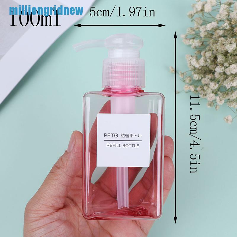 Chai rỗng 100ml dùng để đựng dầu gội / xà phòng tiện dụng