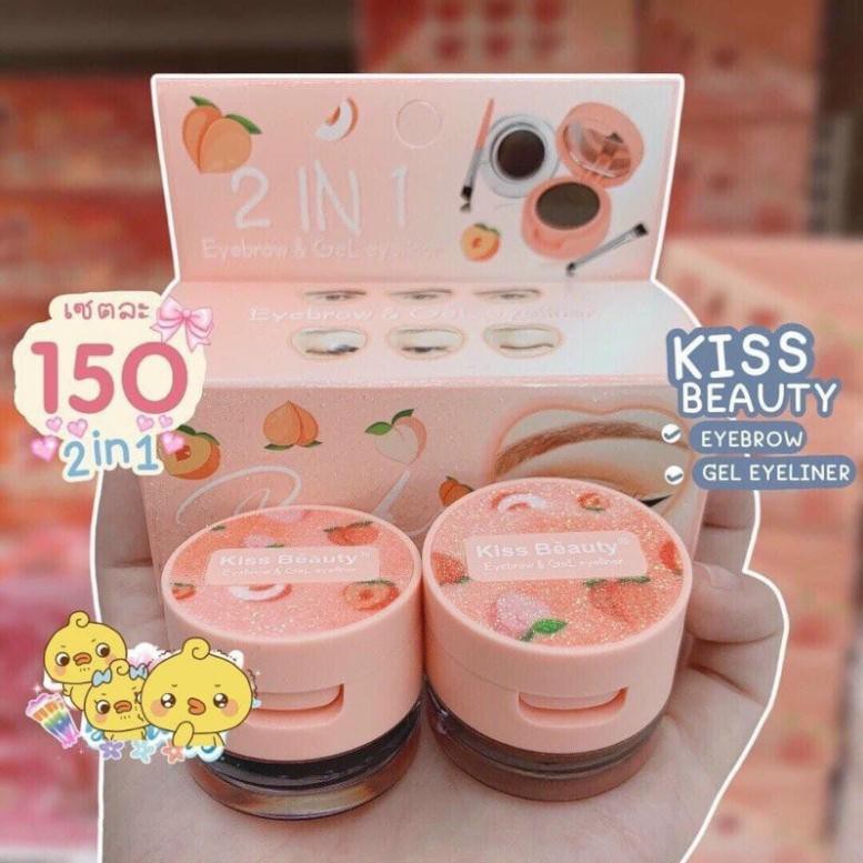 GEL KẺ MẮT + VẼ CHÂN MÀY KISS BEAUTY