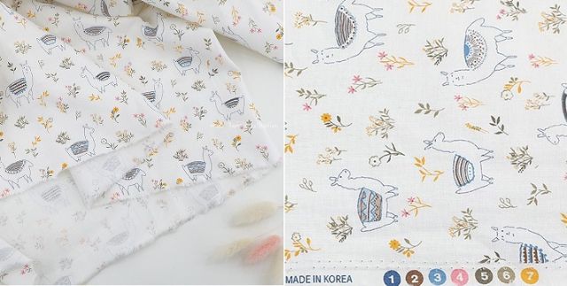 Vải Hàn Quốc 100%cotton