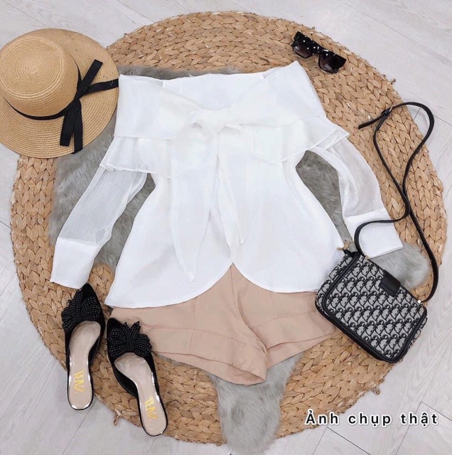 ❤️SÉT ÁO TRỄ VAI NƠ+ QUẦN #205k