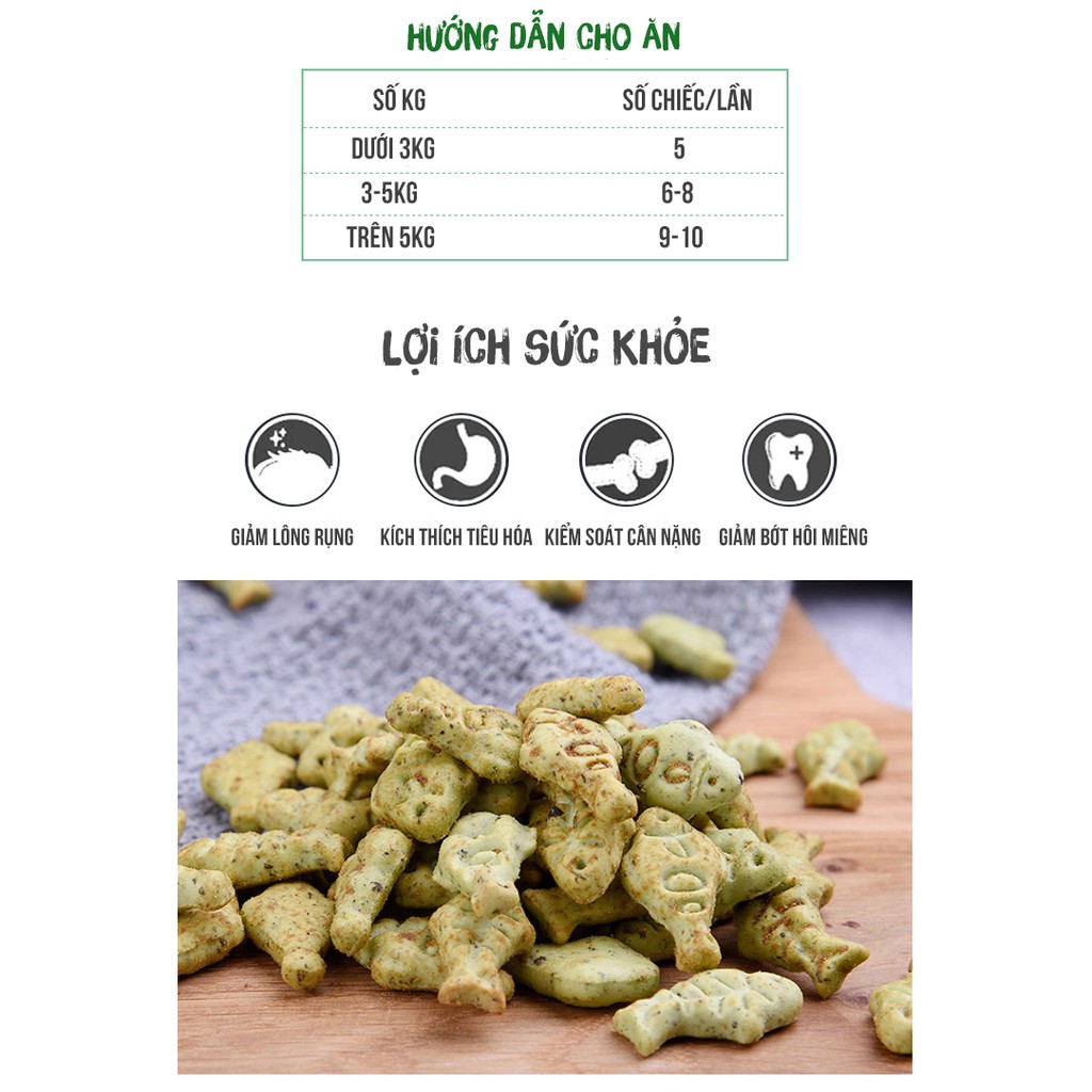 [FREESHIP 50K] BÁNH QUY THƯỞNG CATNIP DÀNH CHO MÈO