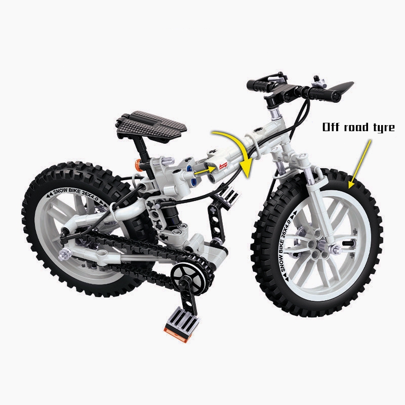 Bộ Đồ Chơi Lắp Ráp Mô Hình Xe Đạp Leo Núi Cho Bé