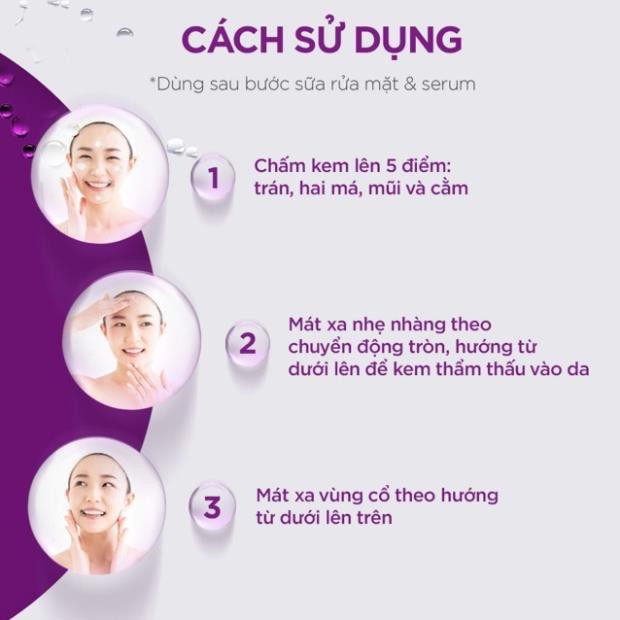 Combo kem dưỡng trắng da cao cấp ponds 50g ngày và đêm không tì vết