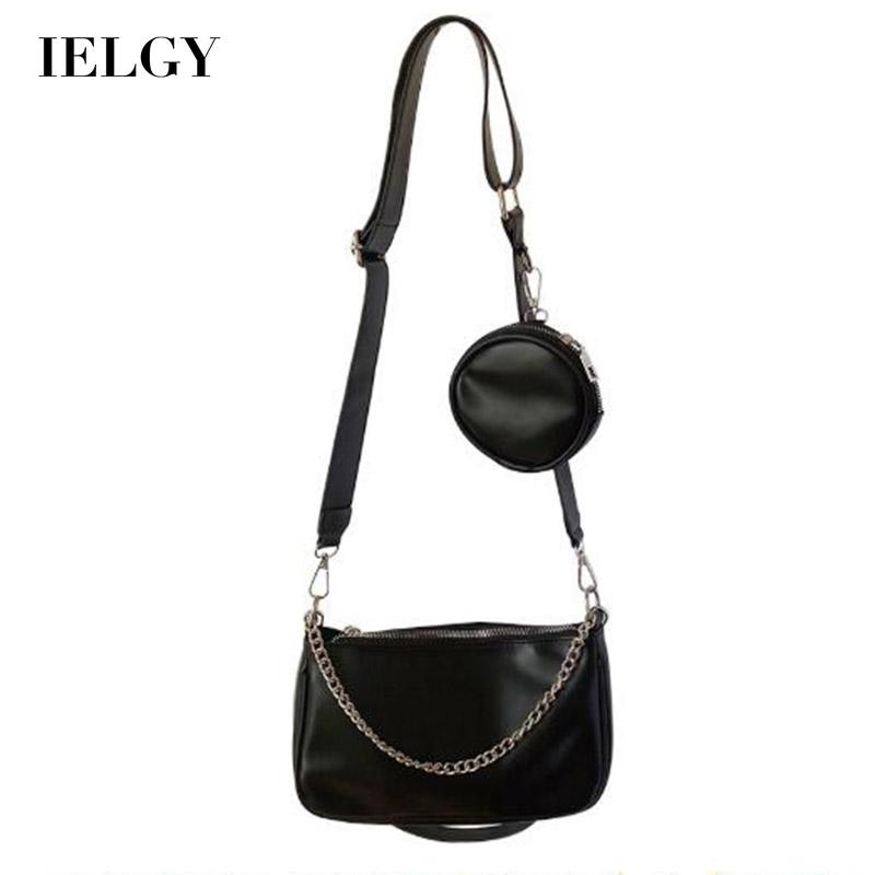 IELGY Túi Đeo Vai Dây Xích Phong Cách retro Cá Tính Cho Nữ