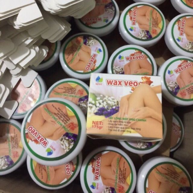 WAX LÔNG VEO ngân bình + TẶNG kèm giấy chuyên dụng và que gạt