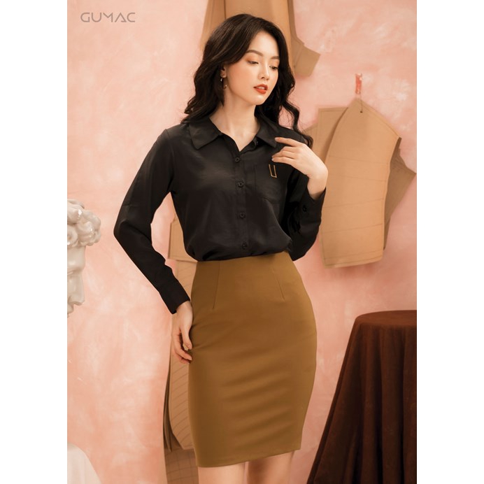 Chân váy nữ basic GUMAC CV22008 | BigBuy360 - bigbuy360.vn