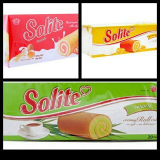 Bánh Bông Lan Cuộn Solite 360g (20 Cái * 18g)