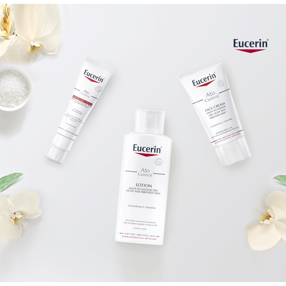 [CHÍNH HÃNG CÓ TEM] Eucerin Ato Control Face Care Cream (50 ml) - Kem Dưỡng Da Mặt Cho Da Dị Ứng