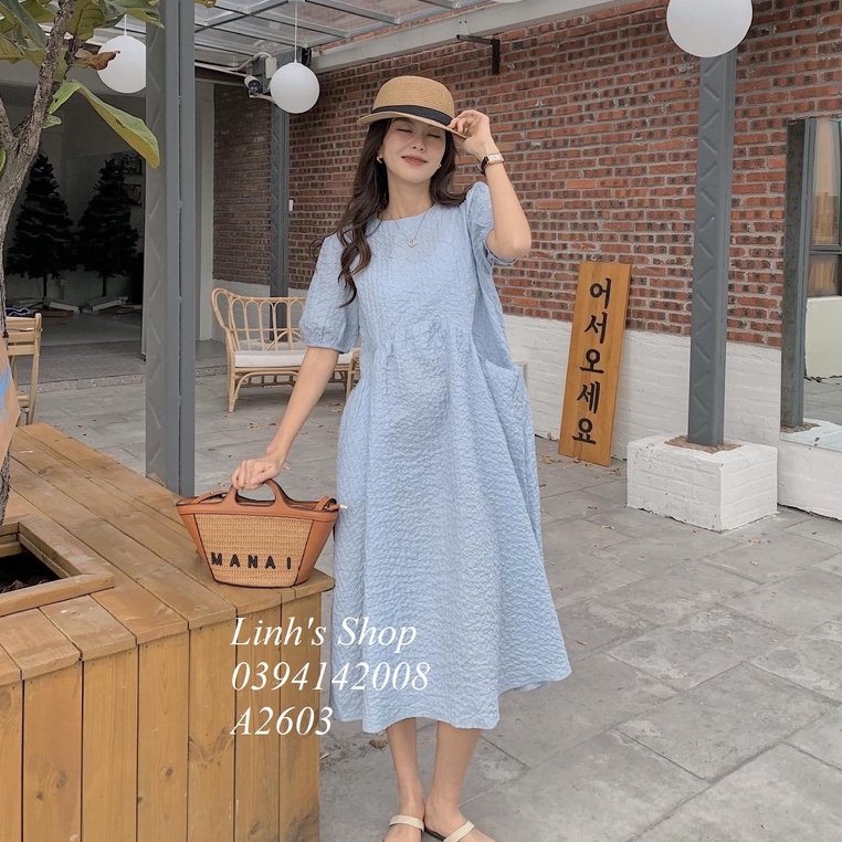CO SẴN Váy Đầm Suông Xinh A2603