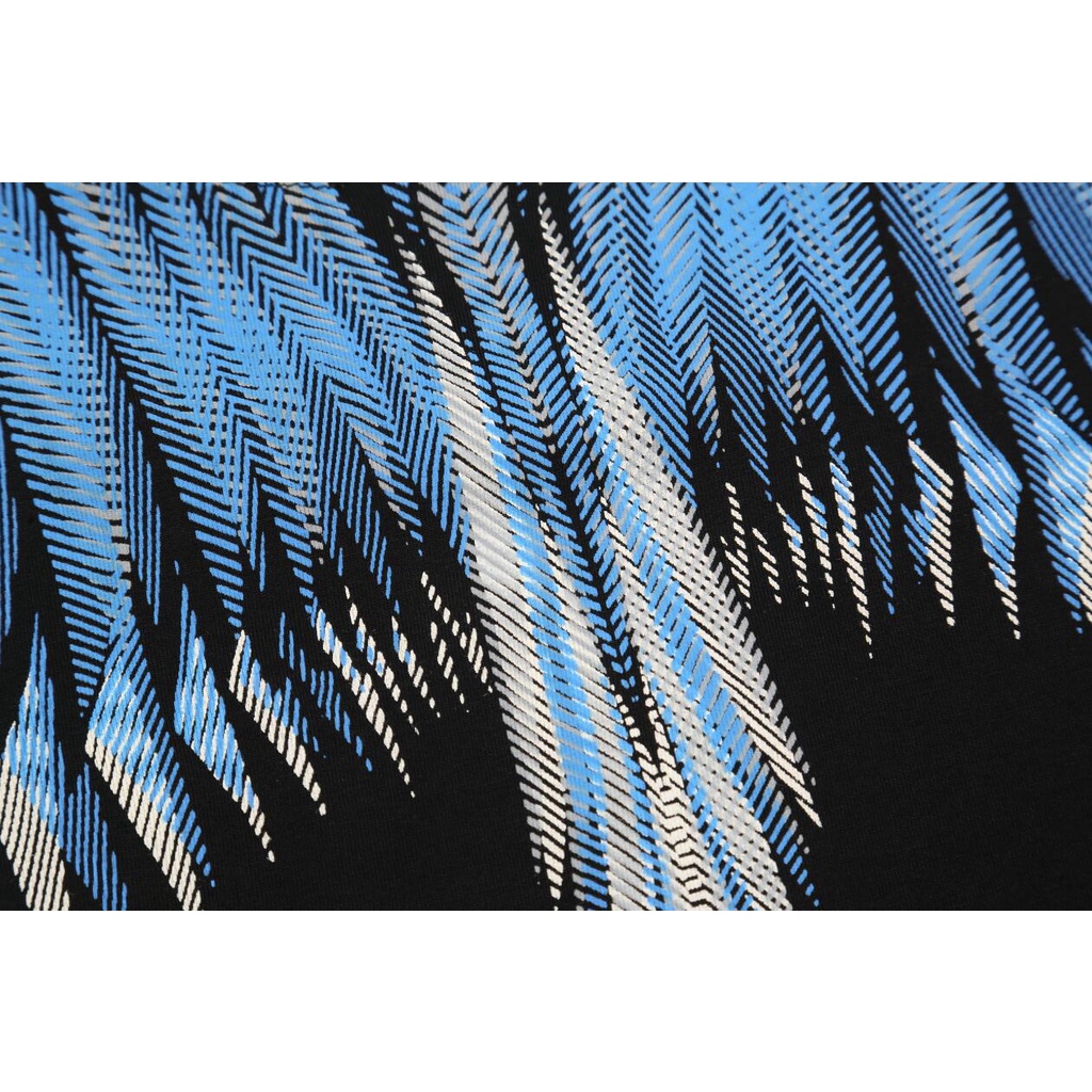 Áo Thun Đen Tay Ngắn In Hình Đôi Cánh Cá Tính Hợp Thời Trang