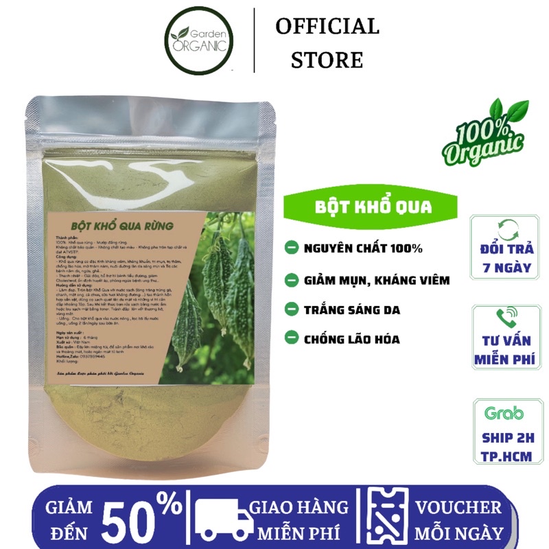 BỘT KHỔ QUA RỪNG nguyên chất 100% 200Gr