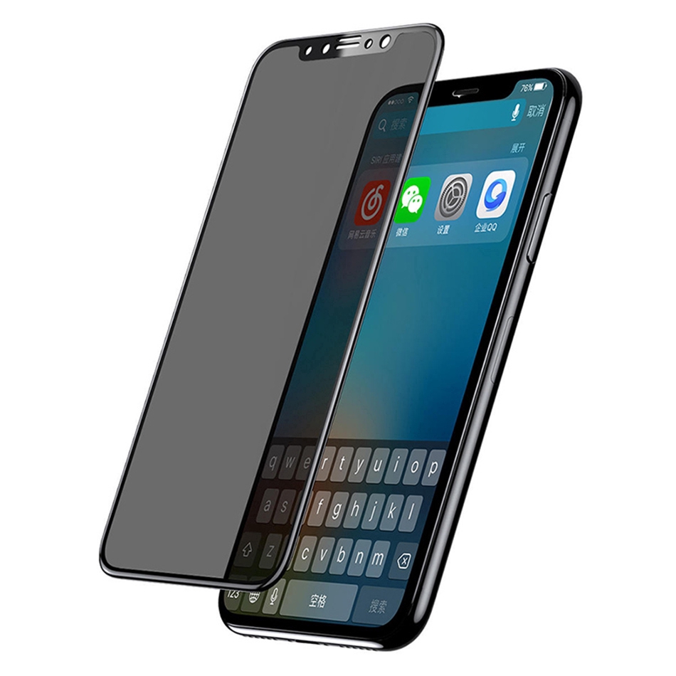 Kính cường lực chống nhìn trộm thích hợp cho Iphone 5 6 6s 7 8 Plus X Xs Xr 11 Pro Max