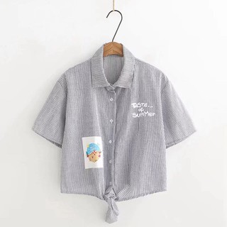 Áo Sơ Mi Nữ Croptop Summer 868