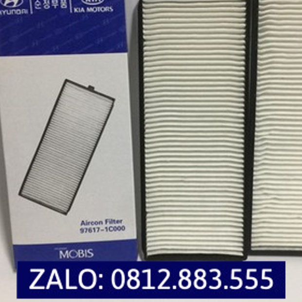 Lọc gió điều hòa Getz 1.1, Getz 1.4 (Mã: 97133-1C000/97617-1C000)