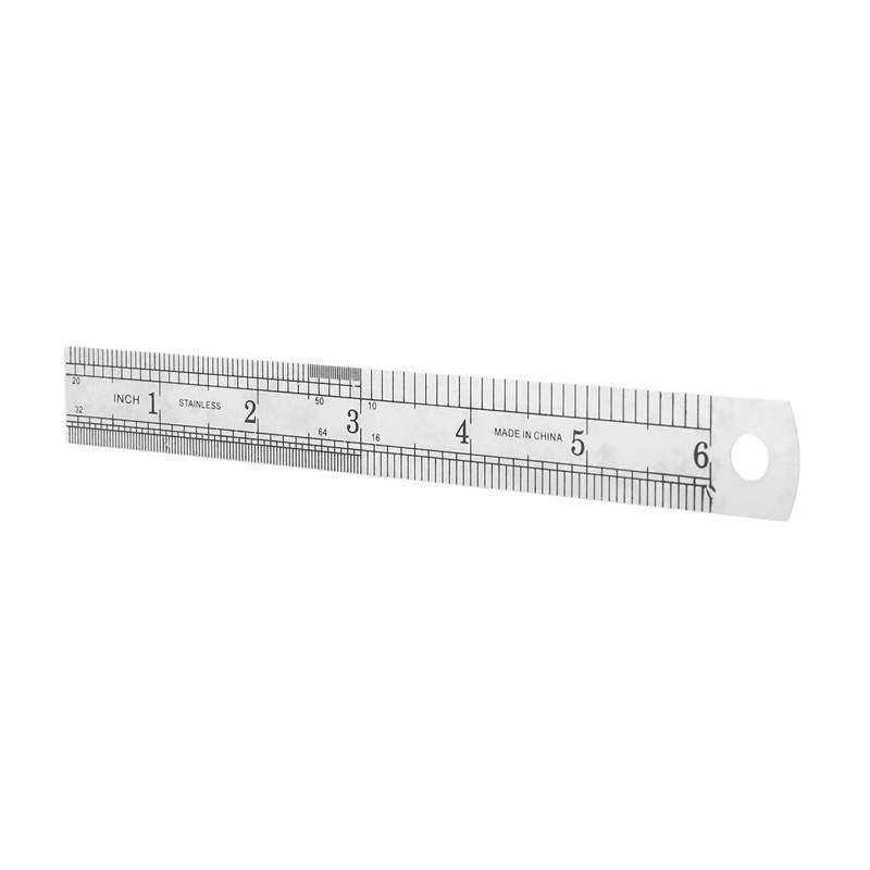 Thước Đo Kim Loại Không Gỉ 15cm 6 Inch Chất Lượng