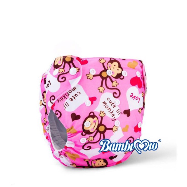 TẢ VẢI BAN NGÀY BAMBIMIO CHO BÉ 3- 24kg - Monkey