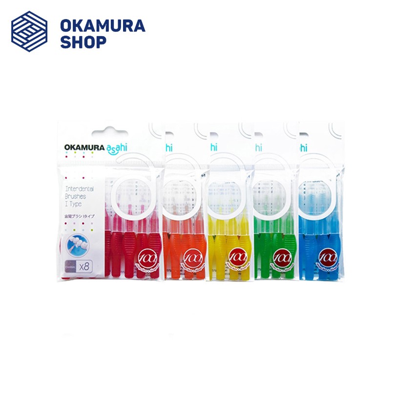 Bàn chải kẽ răng Okamura Asahi dạng chữ I