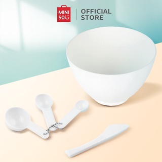 Bộ dụng cụ trộn mặt nạ Miniso (Trắng) - Hàng chính hãng