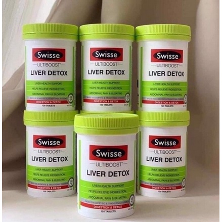 Viên Uống Bổ Gan &amp; Thải Độc Gan Swisse Liver Detox 60 Viên - Hàng Úc Chính Hãng